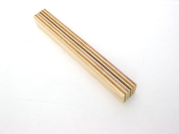 Kugelschreiberrohling Schichtholz gerade mehrfach (RL10)