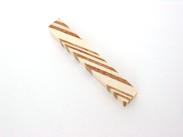 Kugelschreiberrohling Schichtholz diagonal 2-Fach (RL7)